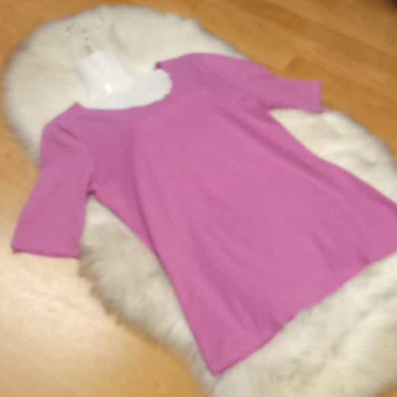 Lemon Way Pink Scalloped Neck Knit Top - Picture 12 of 13